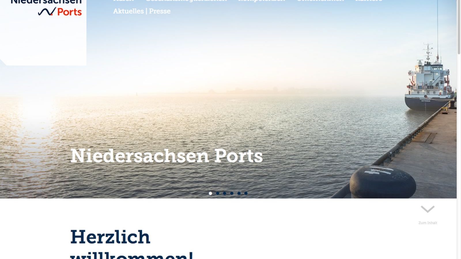 Hafen, Schiffe, Terminals: Christian O. Bruch fotografierte für Niedersachsen Ports.