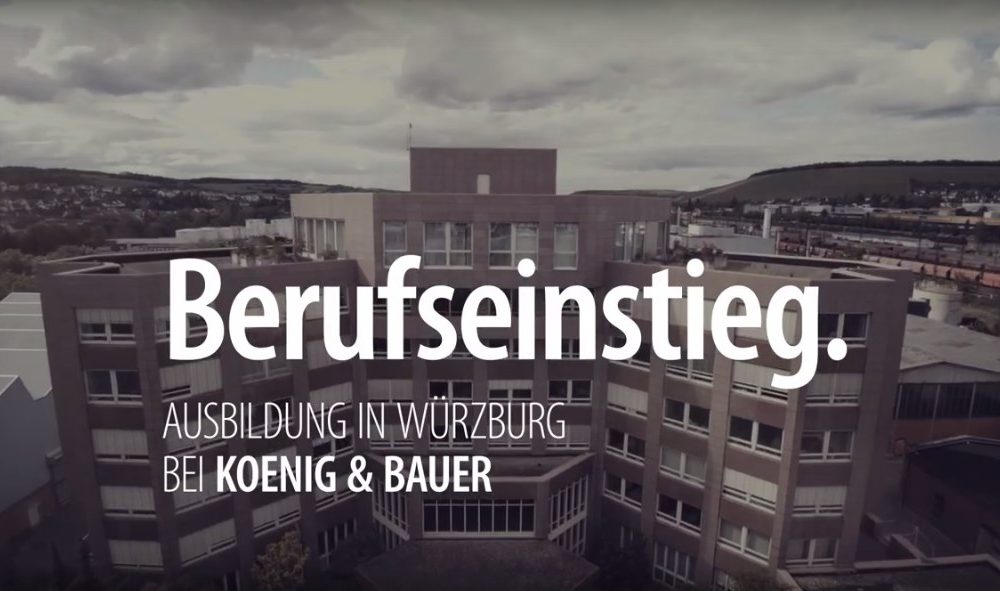 EXPOSE bewegt:  Azubi-Recruiting-Film für Koenig & Bauer Druckmaschinen.