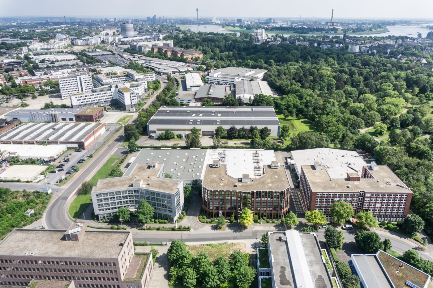 Luftaufnahme (Airshot, aerial photography) für IVG - Visualisierung von Gebäuden © Industriefotograf Thorsten Schmidtkord Düsseldorf