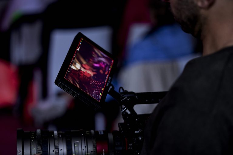 Kamera mit Monitor und Aufnahme