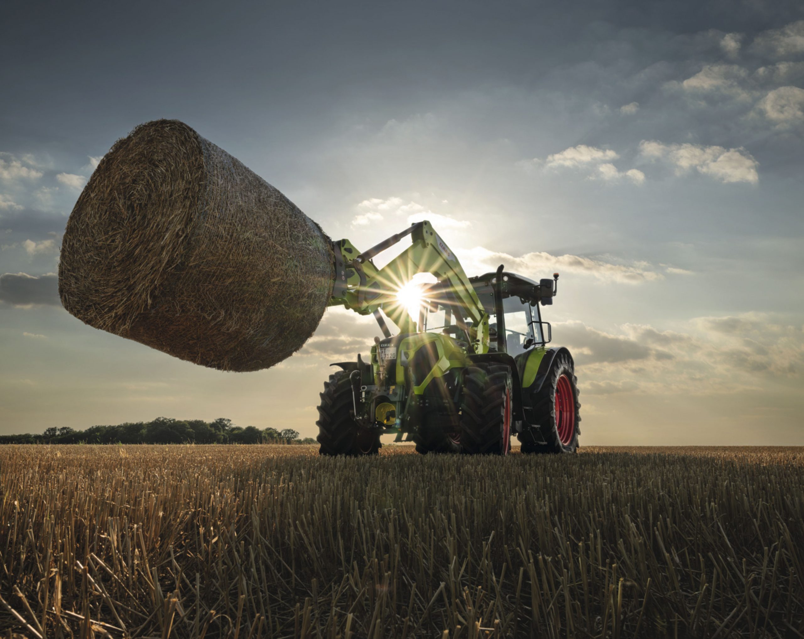 Landwirtschaft moderner traktor frontlader schmidtkord duesseldorf