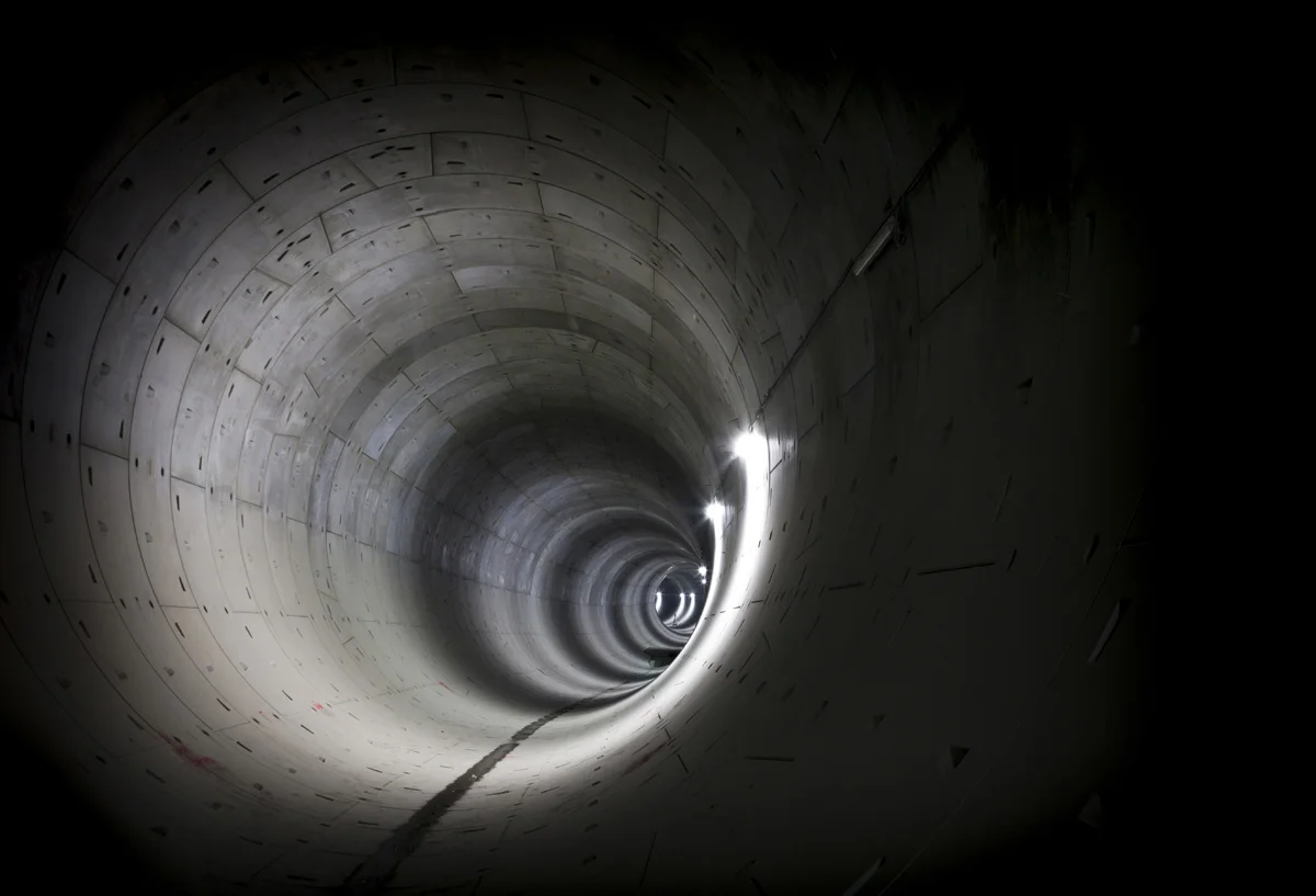 Corporate Fotografie (Unternehmensdarstellung): Fotoproduktion für Wayss & Freytag - Visualisierung von Arbeitsprozessen - Baustelle: im Tunnel © Portraitfotograf Christian O. Bruch Hamburg